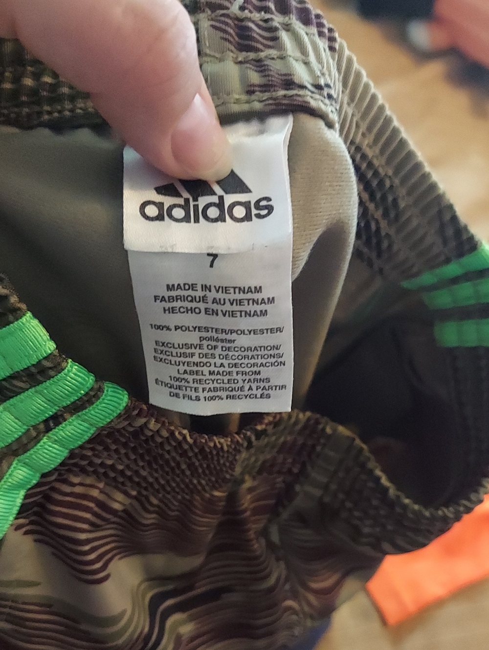 Under Armour Navy and ADIDAS Kids Athletic Joggers SIZE 7 - Picture 6 of 6